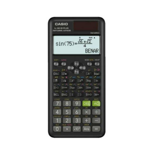 

DISKON SPESIAL ORIGINAL CASIO FX 991 ID PLUS KALKULATOR ILMIAHSEKOLAH SCIENTIFIC CALCULATOR