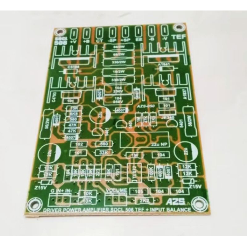 PCB POWER socl 506 Tef  inbalance