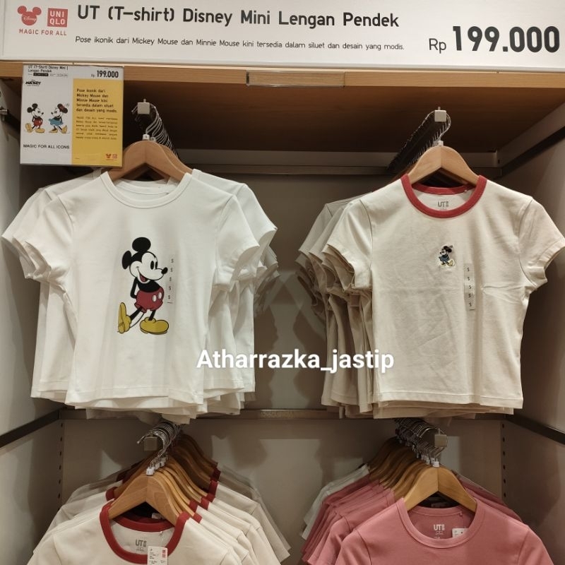 Tshirt Uniqlo Women Disney Mini  Mickey jastip jasa titip