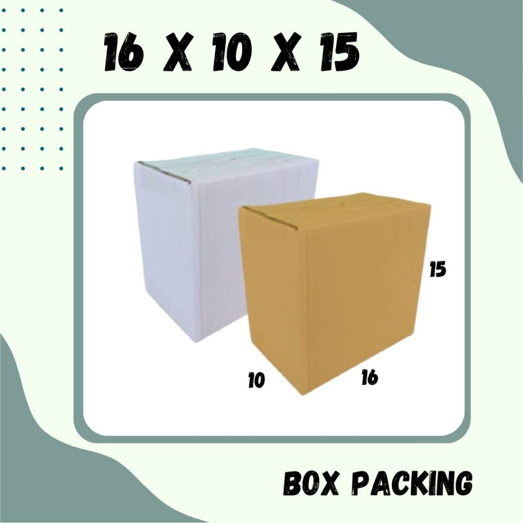 

Kardus 16x10x15 Box Packing A1 Karton Kotak Kemasan Olshop Dus Sparepart Souvenir
