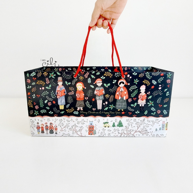 

( PAPERBAG 35.5 x 14.5 x 17 cm NATAL) Paperbag tas natal christmas (ISI 10)