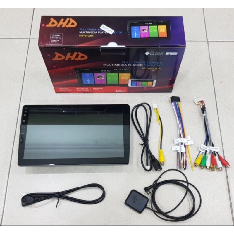 TV MOBIL DOUBLE DIN 10 INCH ANDROID HEAD UNIT DHD 7001 FULL HD