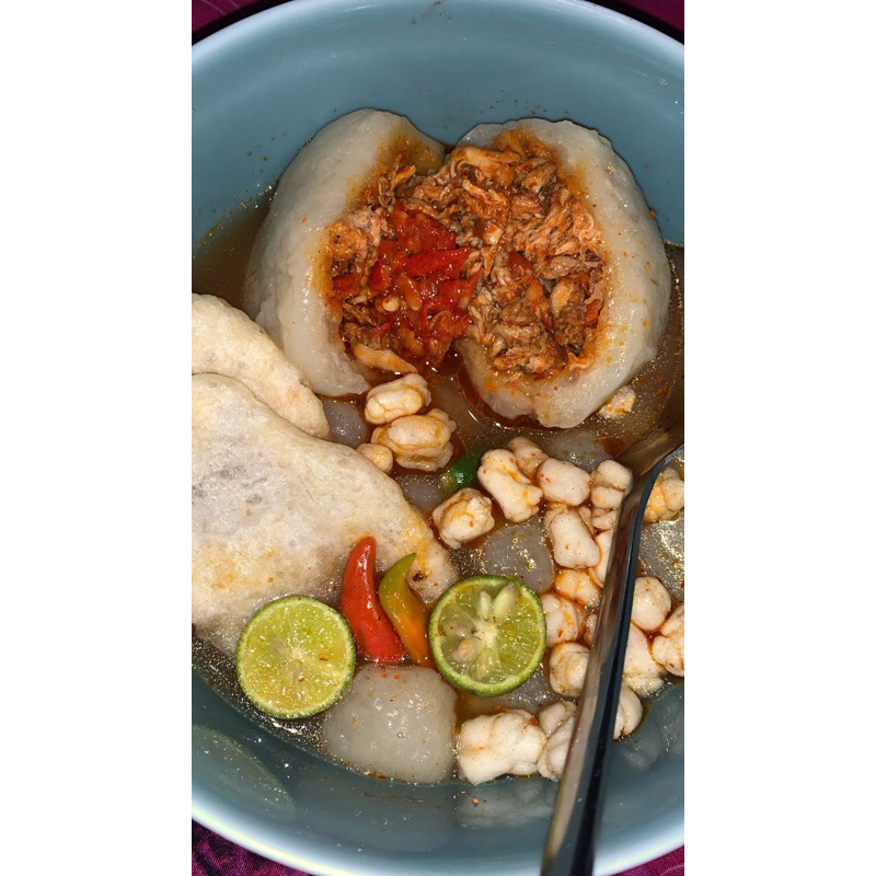 

Baso Aci ayam Suwir Pedas