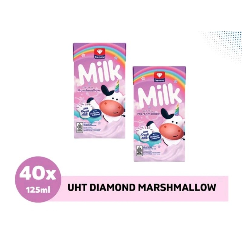 

susu diamond 125ml ( rasa marshmalllow)