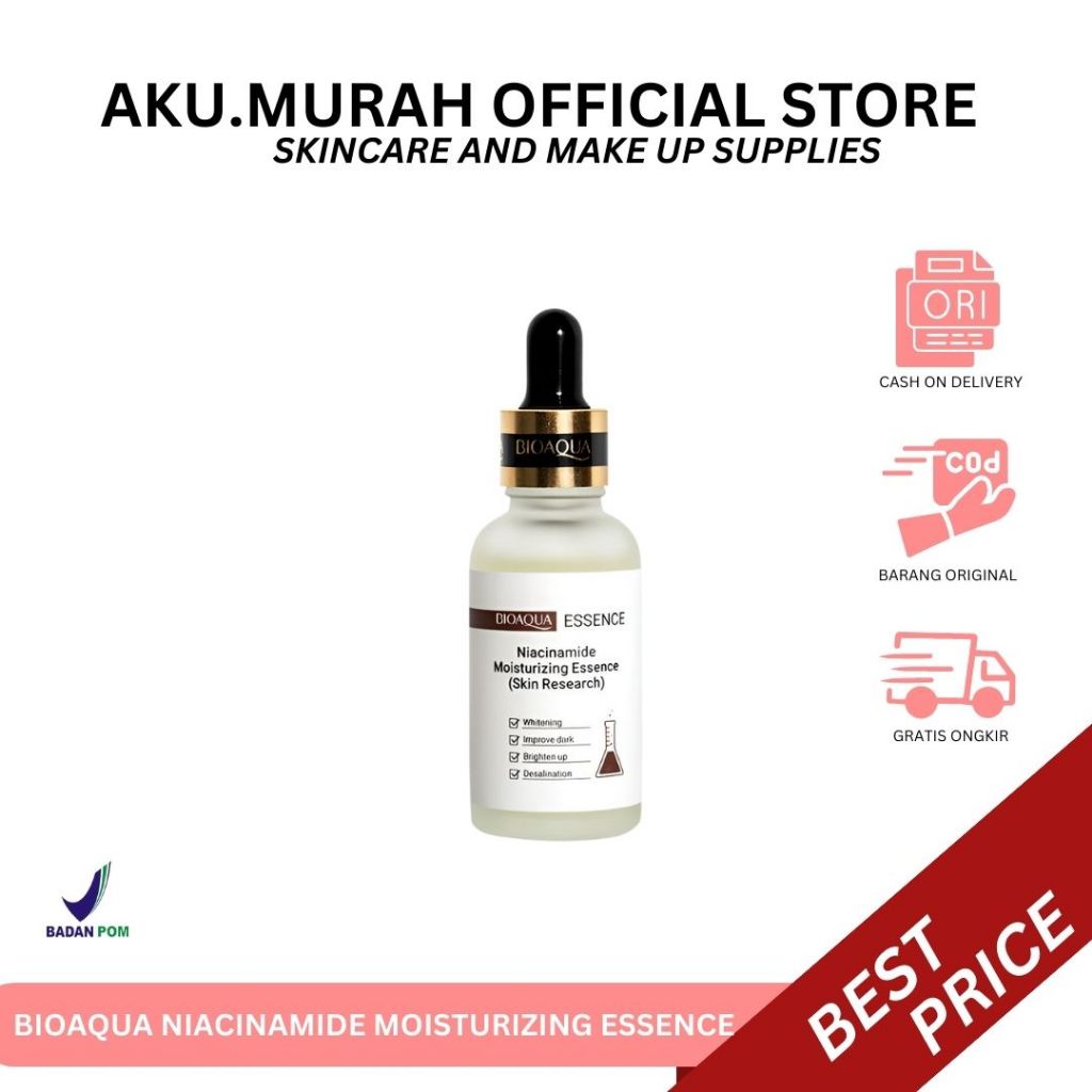 BIOAQUA NIACINAMIDE MOISTURIZING ESSENCE 30 ML | SERUM BIOAQUA SKIN RESEARCH