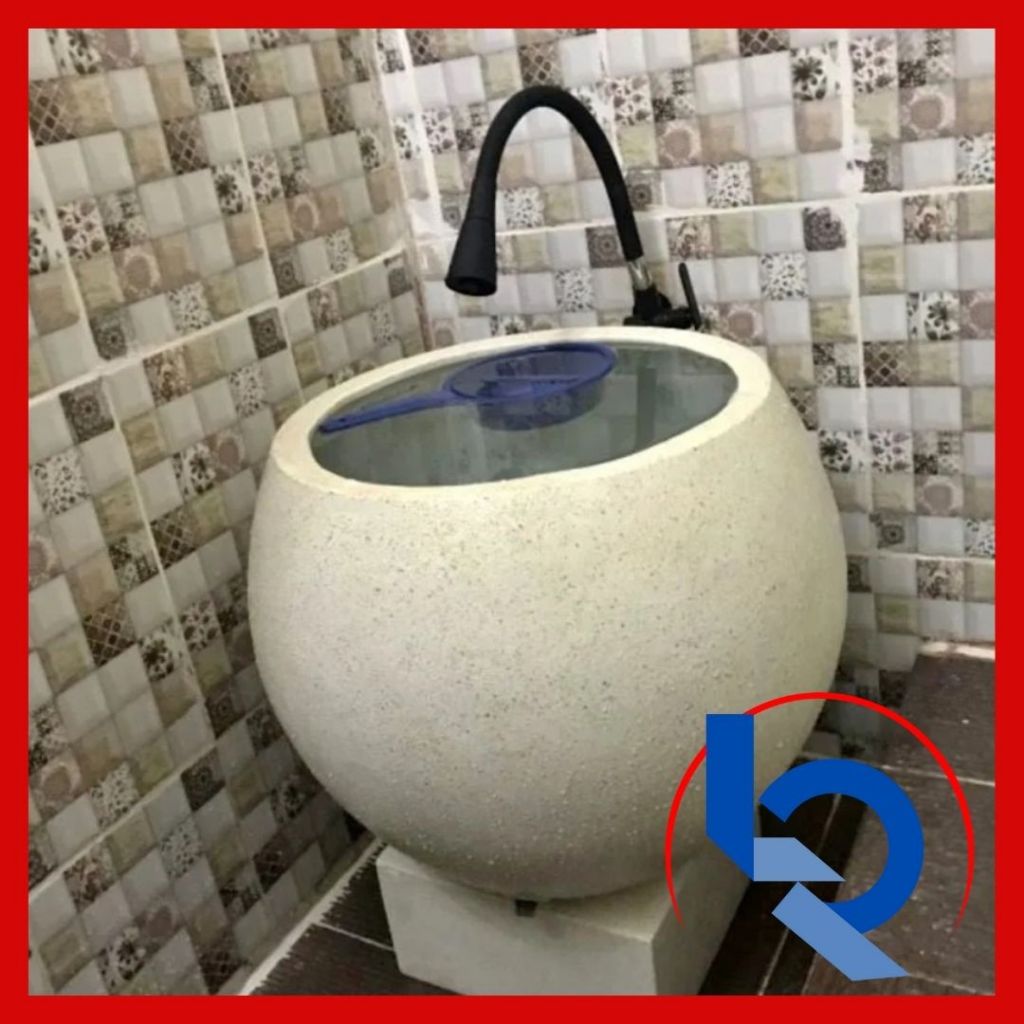 bak mandi gentong air tipe bakul kamar mandi minimalis