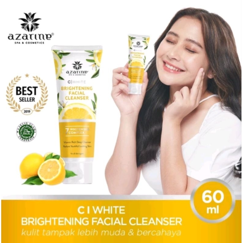 AZARINE FACE WASH c white