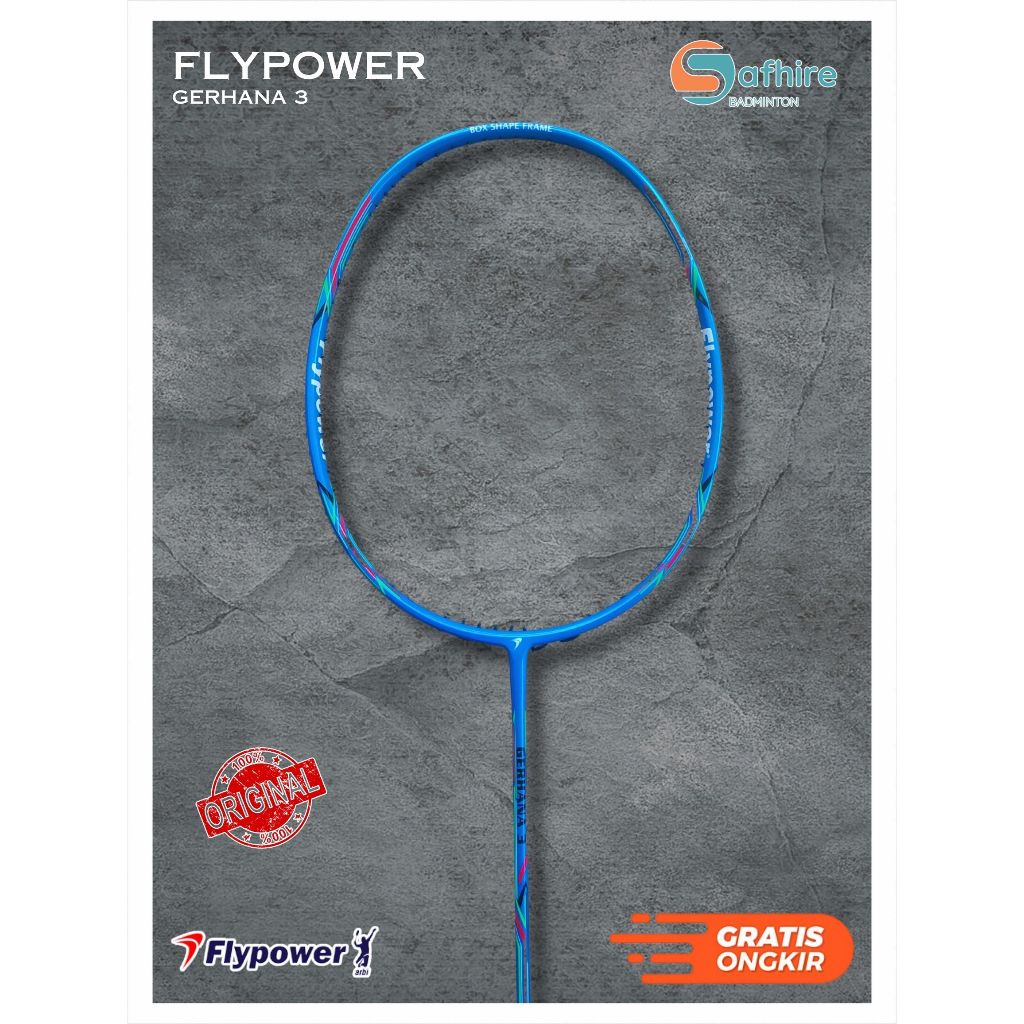 Raket Badminton Flypower Gerhana 3 Original