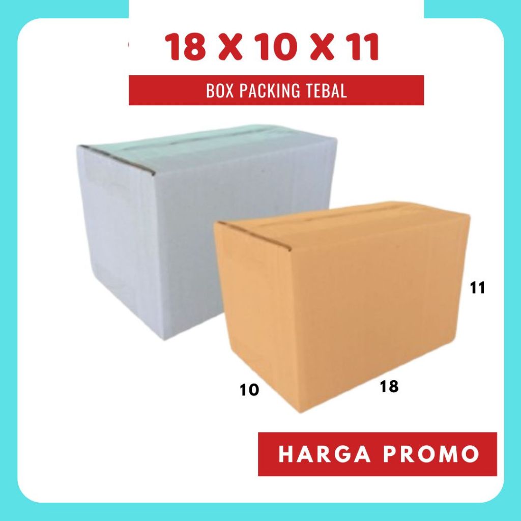 

Kardus 18x10x11 A1 box dus packing kotak kemasan karton souvenir sparepart minyak wangi kosmetik