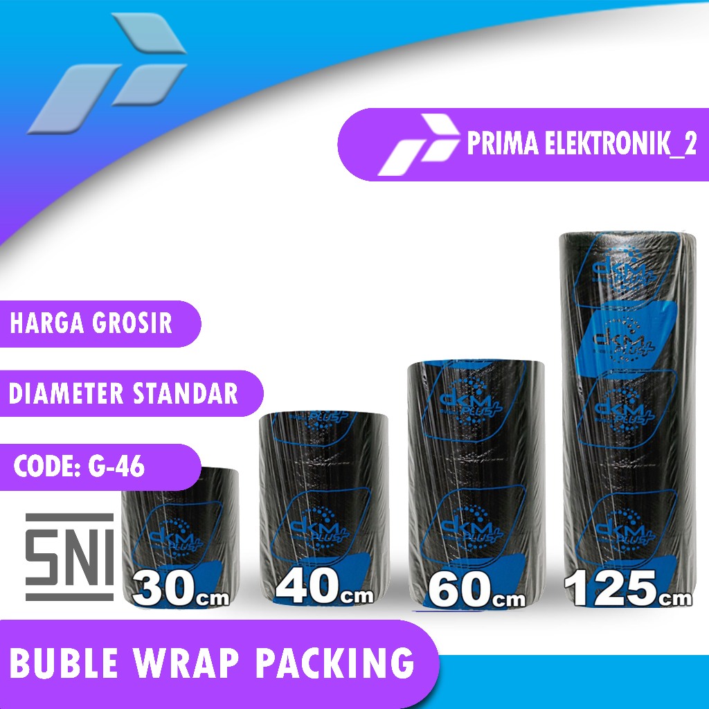 

buble putih eco BAGUS Bubble Wrap PUTIH 1 ROLL ECO ( 125 cm x 50 m ) 2.3 kg PE 2