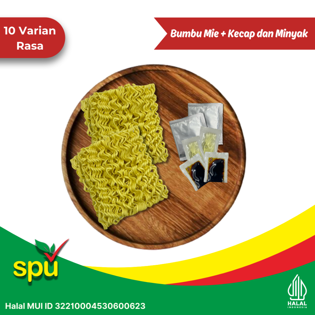 

Bumbu Mie Instan Non MSG plus Minyak dan Kecap (50 sachet)