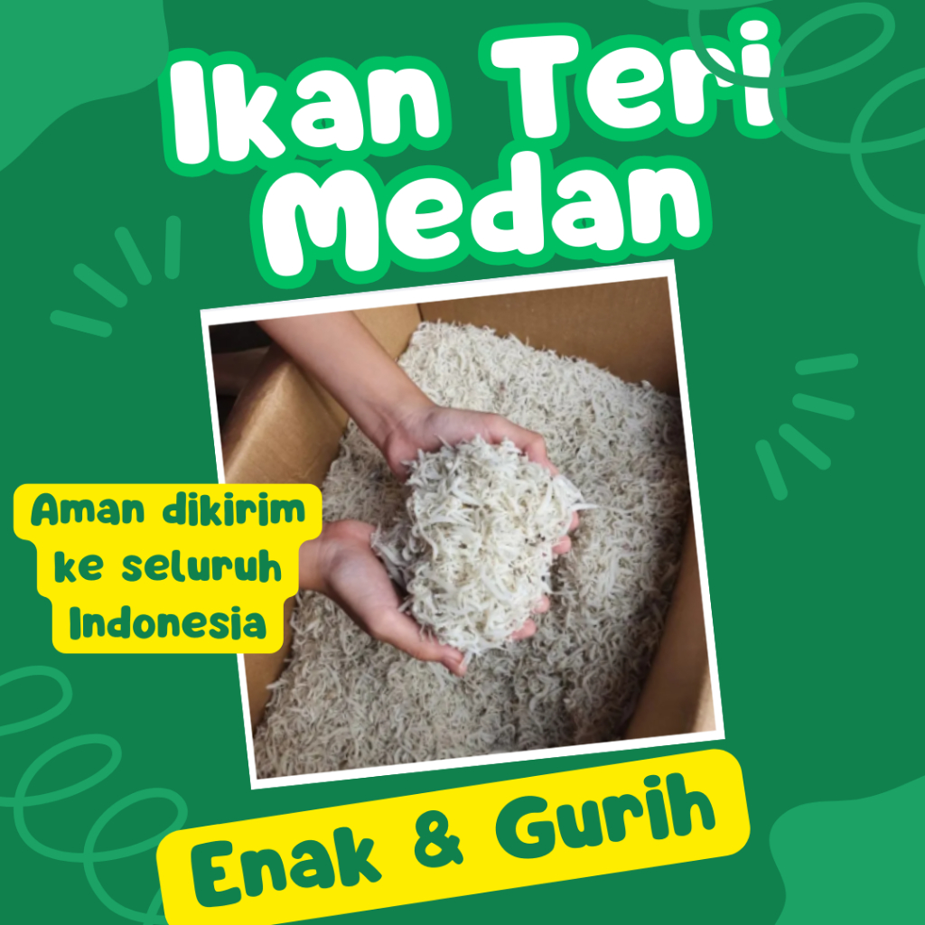 

Ikan Teri Nasi Toge Touge Medan 500gr Kualitas Super Premium Asli