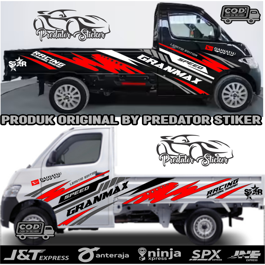 Stiker Stiker Aksesoris Mobil Pick Up Daihatsu Grandmax Terbaru 2023 stiker pick up granmax stars