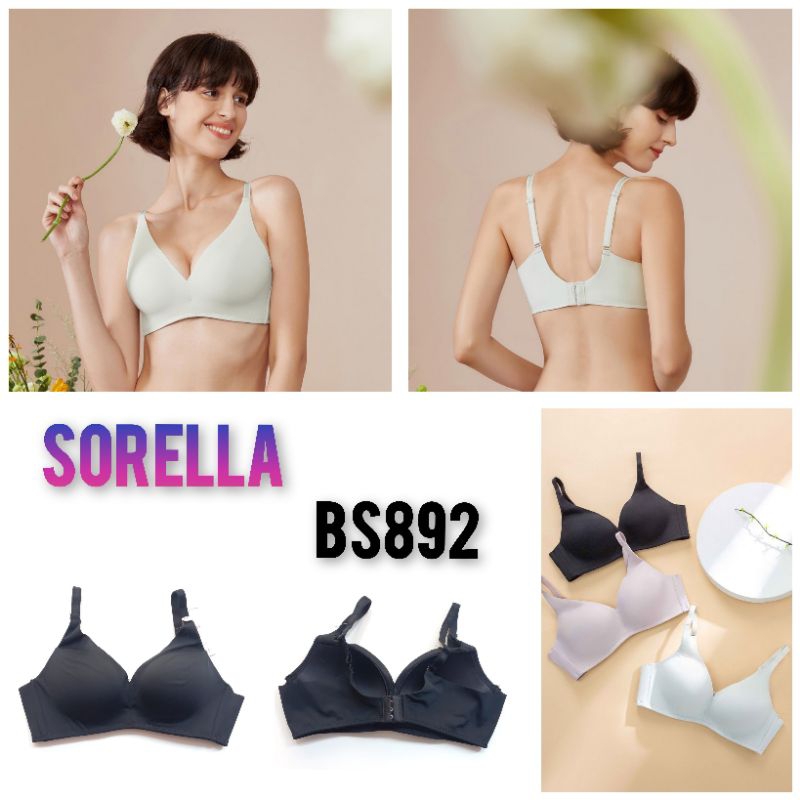 BS892 sorella Bra Tanpa Kawat Seamfree full cup 34C 36C