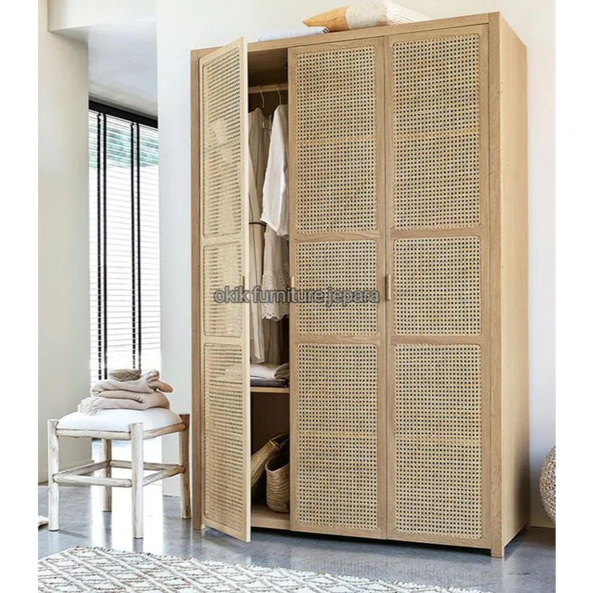 LEMARI+PAKAIAN+KAYU+JATI+ROTAN/LEMARI+JATI+JEPARA