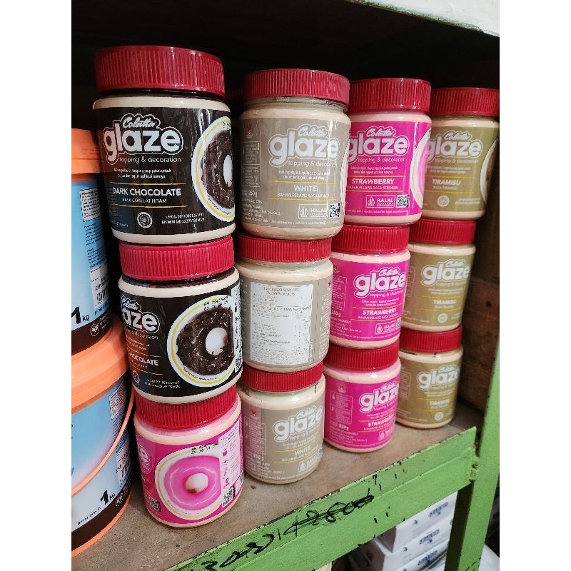 

[BOTOLAN] collata glaze topping n decoration/ olesan siap pakai 250gr
