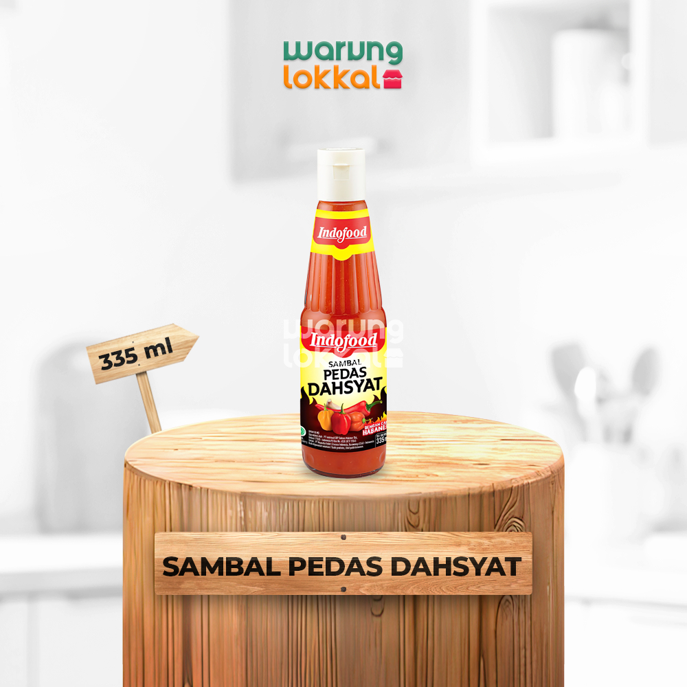 

Indofood Sambal Pedas Dahsyat 335ml - Warung Lokkal