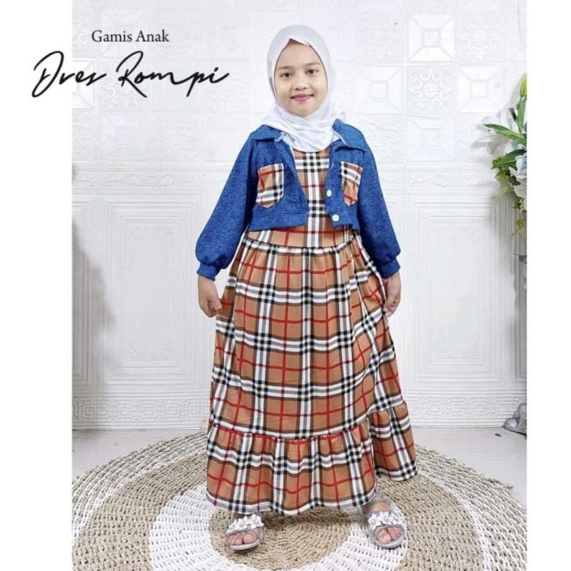 gamis anak rompi