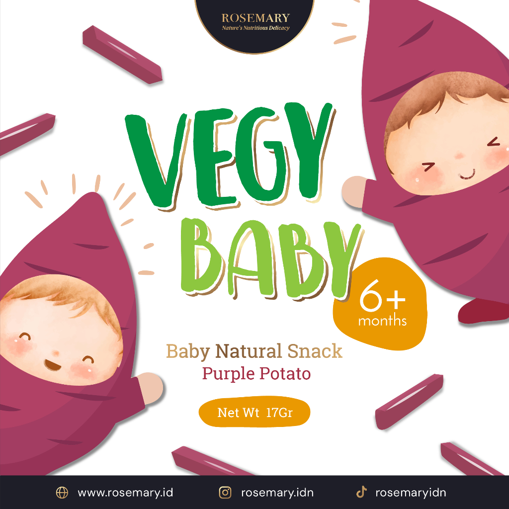 

Vegy Baby - Sweet Potato & Purple Potato 17 gr