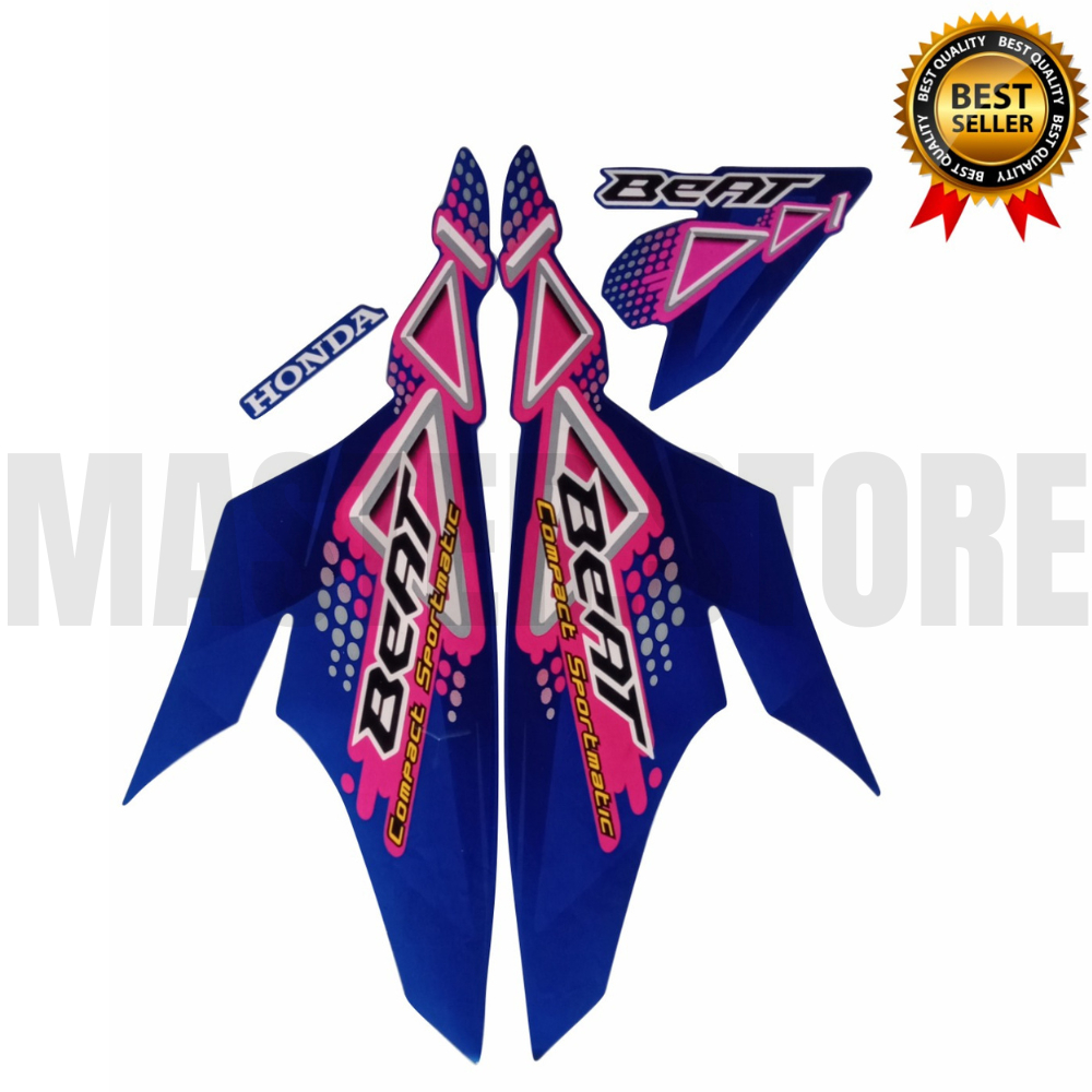 Stiker Lis Striping Honda Beat Karbu 2011 Sticker Lis Body Beat Karbu 2011
