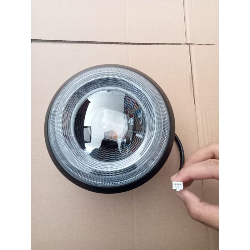 Lampu Depan | Head Lamp Sepeda Listrik Merk Goda New 140-D Golden Monkey Terbaru