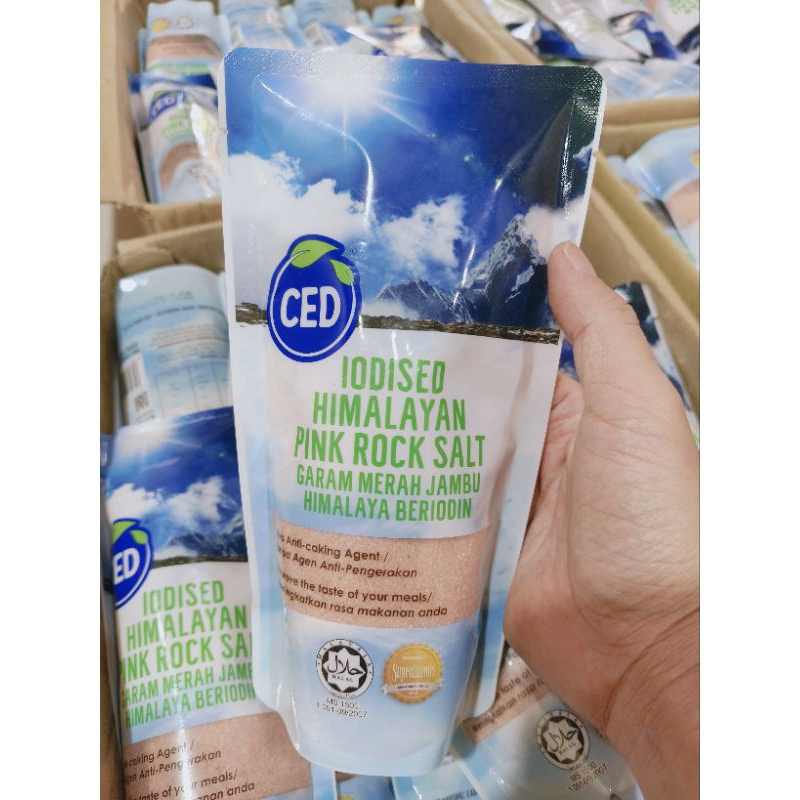 

500gr CED Natural Himalayan Pink Rock Salt Garam Himalayan