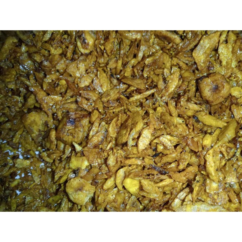 

2Xbtygneal Sakha Snack ) Rempesan/ Puing Kripik Pisang Manis 500Gram