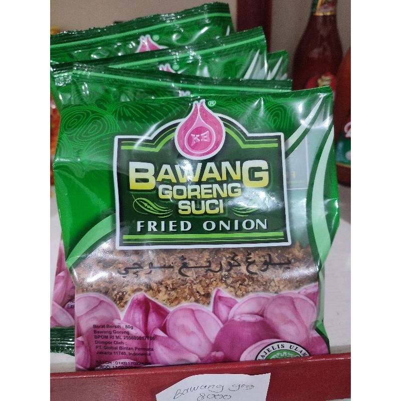 

Bawang Goreng Suci 80gr