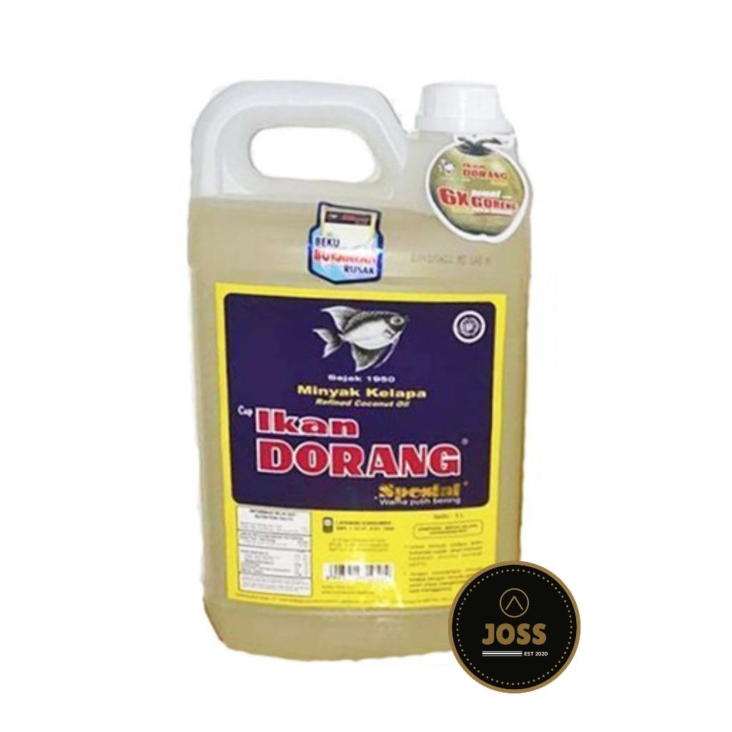 

[KHUSUS INSTAN] Minyak Kelapa Ikan Dorang Spesial 5L