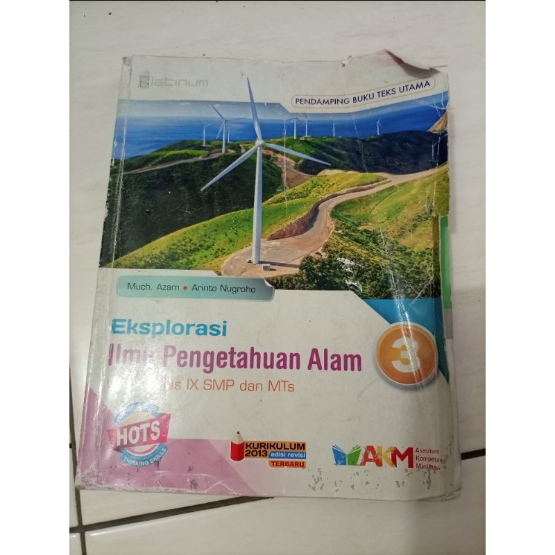 

BUKU IPA UNTUK SMP KELAS IX ATAU 3