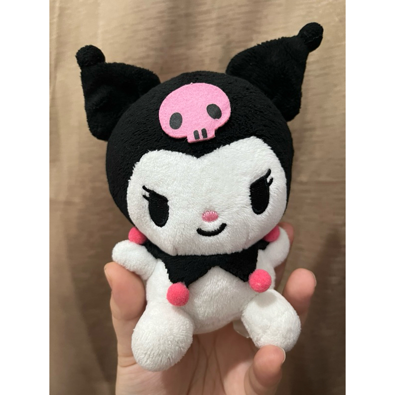 Boneka Kuromi Sanrio license 2021 Black Kuromi Boneka kecil kuromi topi hitam