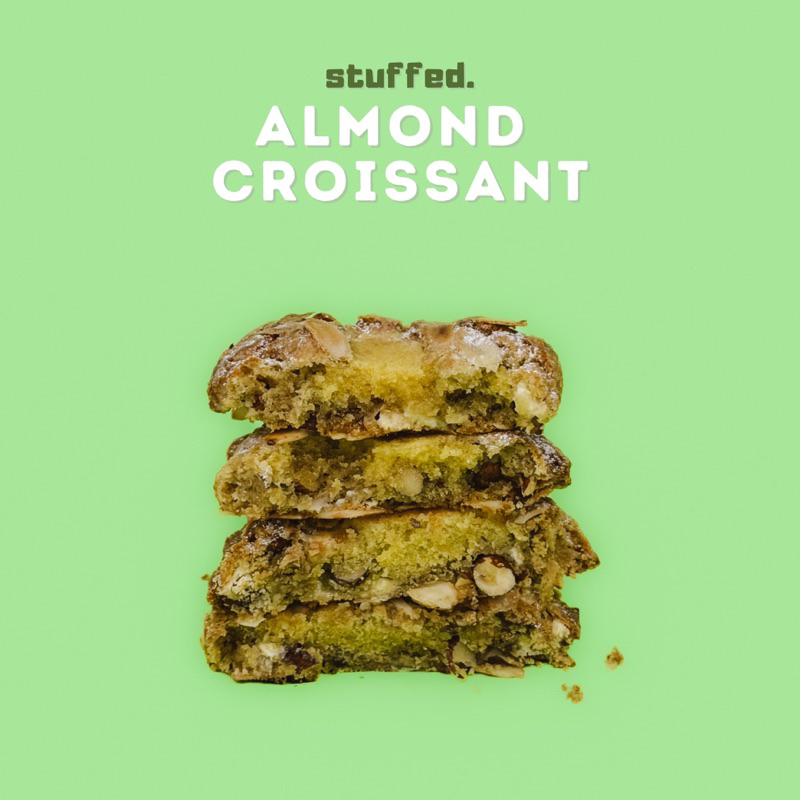 

ALMOND CROISSANT Stuffed Soft Baked Cookies