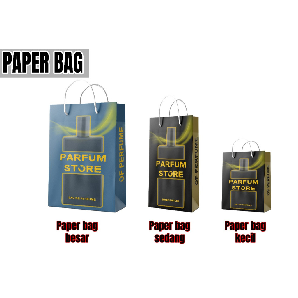

Paperbag serbaguna refill/untuk tempat parfum/besar/sedang/kecil