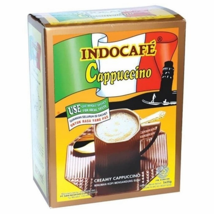 

indocafe cappuccino 5x25gr