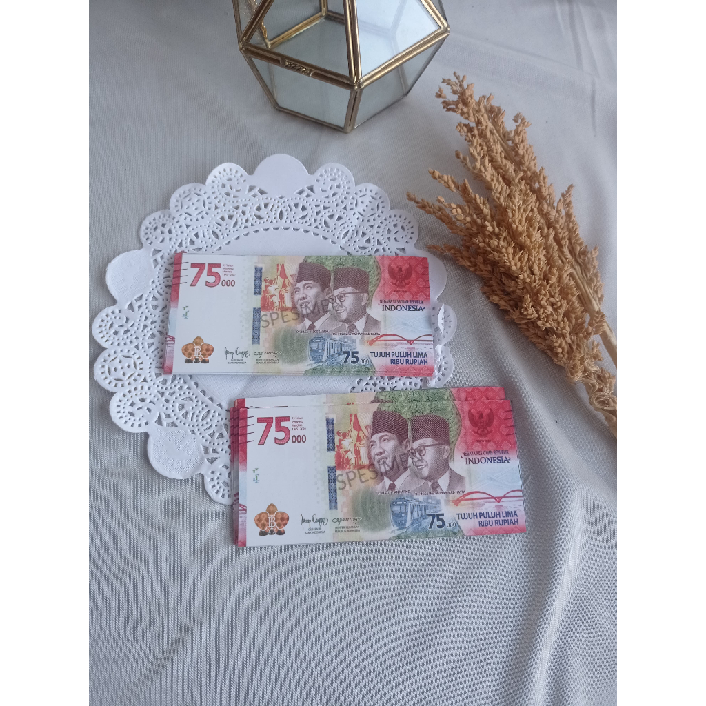 UANG MAINAN 75.000 Untuk  Mahar Pernikahan