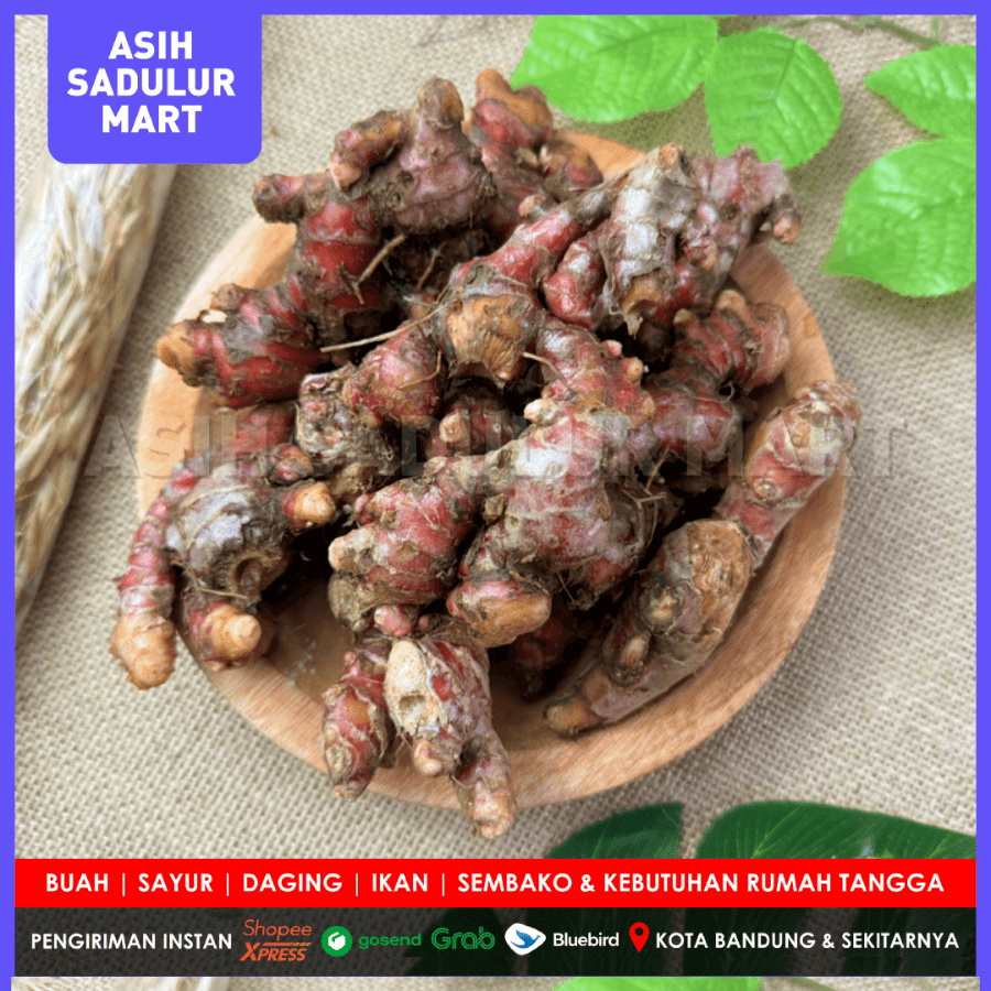 

Jahe Merah 1kg / 500g / 250g Bumbu Dapur Bandung | Asih Sadulur Mart