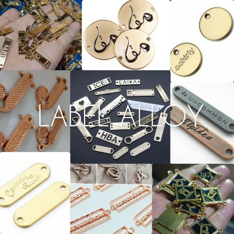 500 pcs BEST DEAL label logam PIN BROSS  CUSTOM