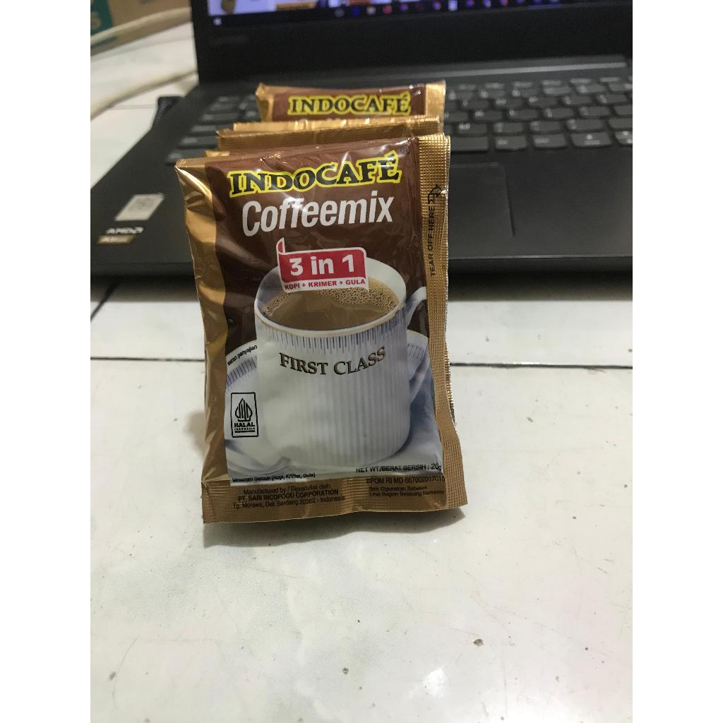 

indocafe coffemix 3in1 kopi krimer gula 1renceng 10pcs