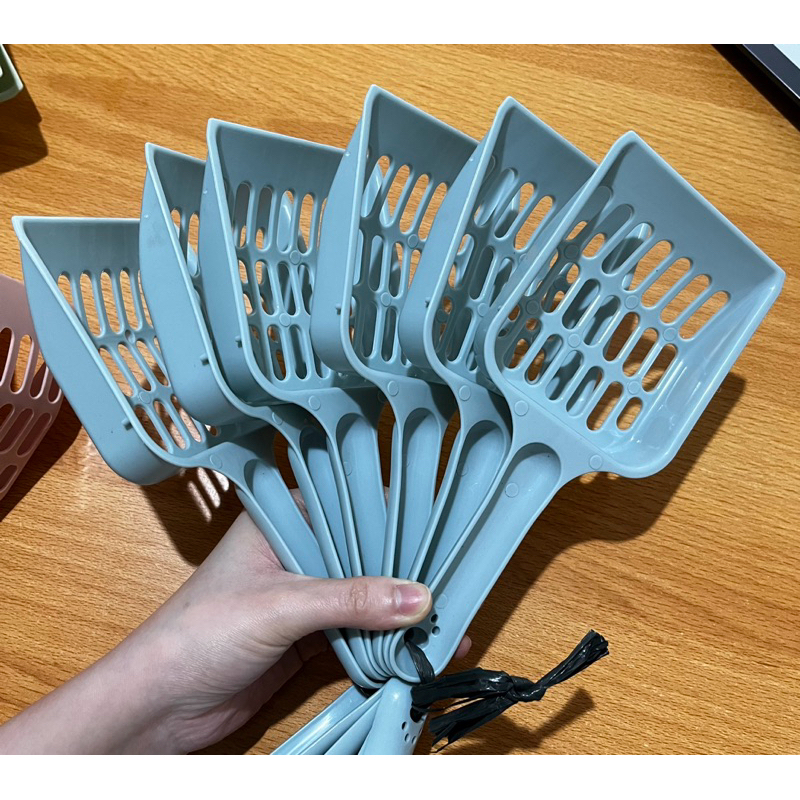 Serokan Pasir Pengangkat Kotoran Kucing - Sekop Kucing Serokan Pasir Kucing Anjing Kelinci Scoop Lit