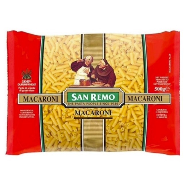 

San Remo Pasta MACARONI 500gr