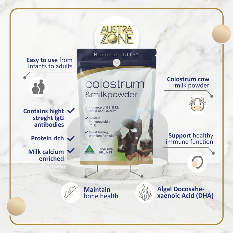 

Natural Life Colostrum Milk Powder 300g