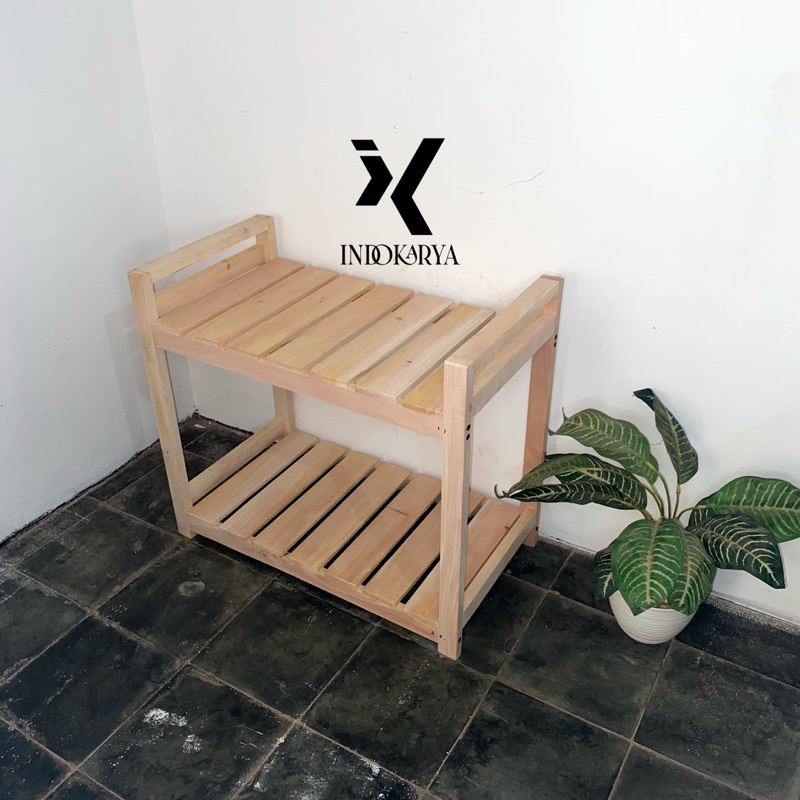 RAK AQUARIUM UKURAN 50 x 30 KAYU MAHONI