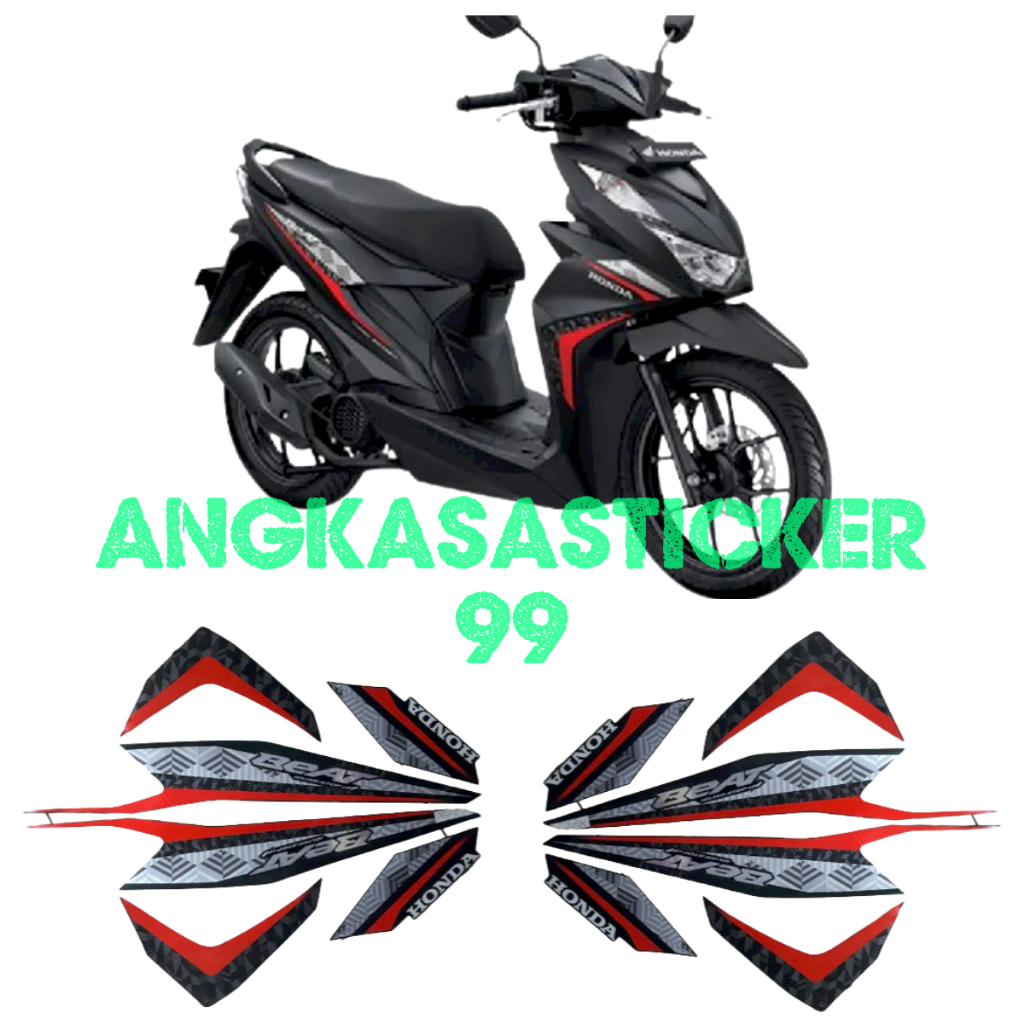 stiker motor honda beat iss tahun 2022