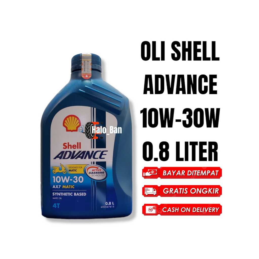 OLI SHELL ADVANCE 0.8 LITER ORIGINAL oli 0.8 liter oli oli shell oli mesin oli shell advance oli var