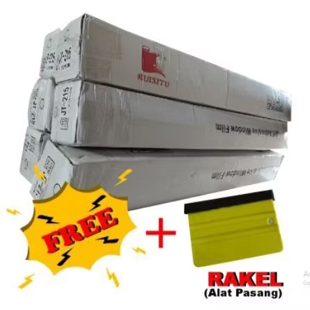 

STICKER SANDBLAST, stiker kaca es buram merek Ruisitu 1Roll model polos