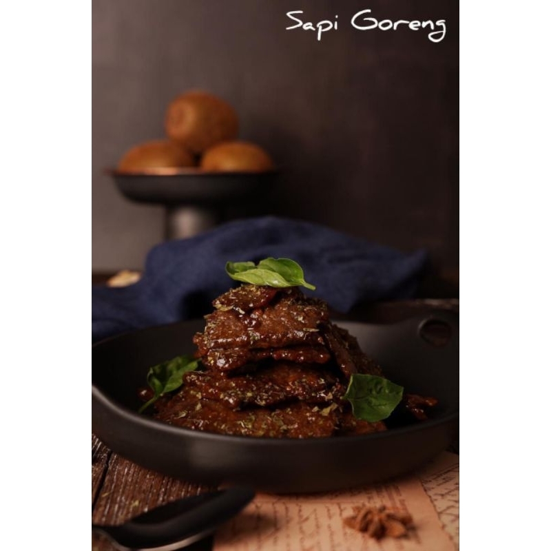 

Daging Sapi Marinasi Matang Asin/Manis