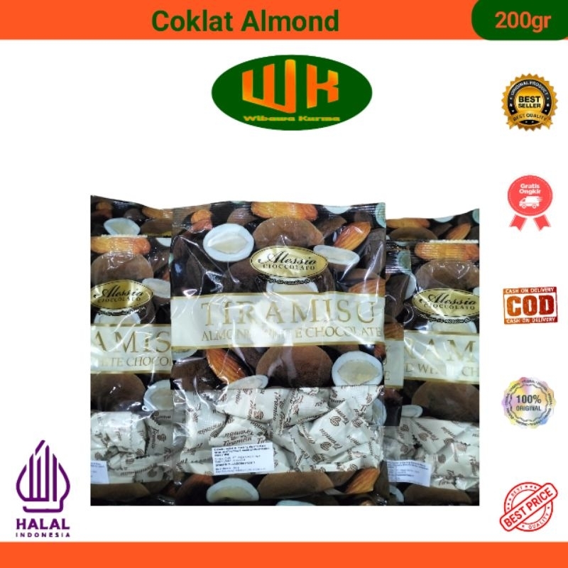 

Alessio Almond Asorted Cioccolato 200gr