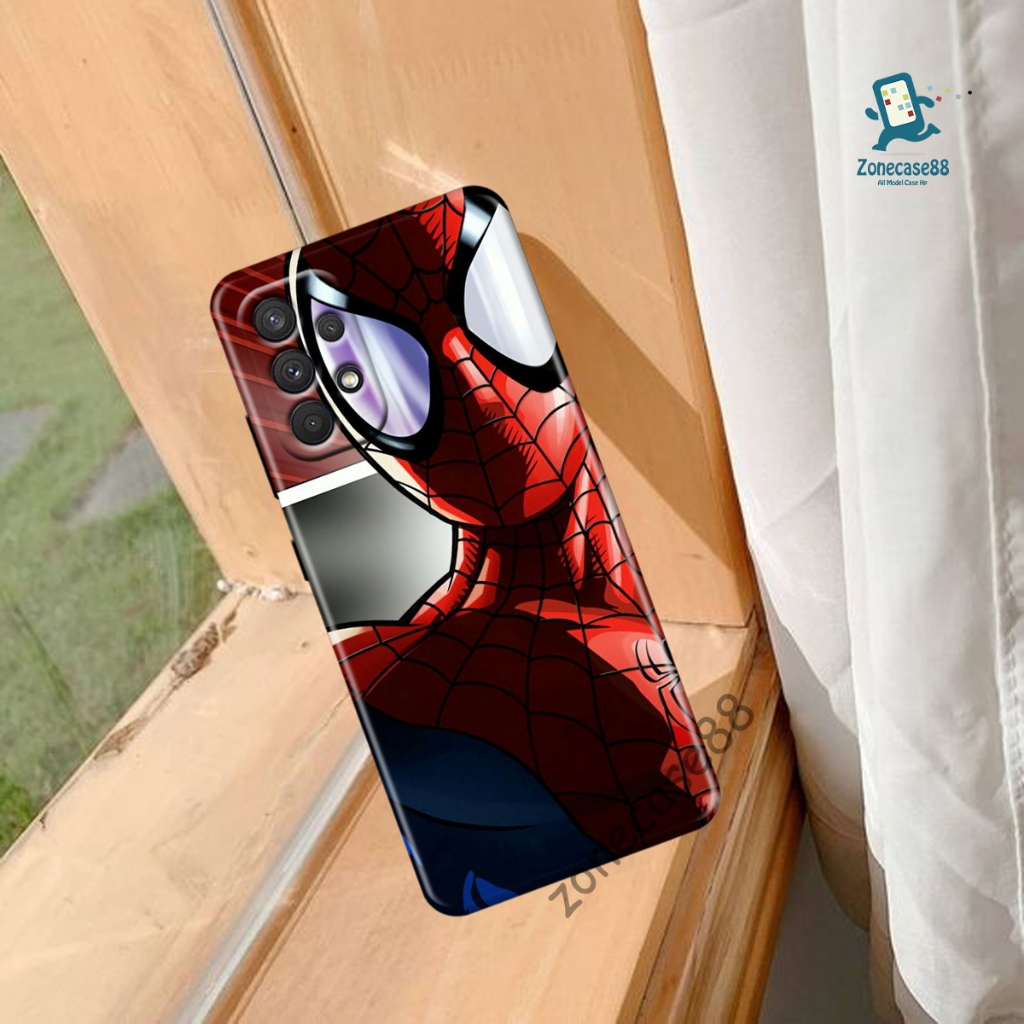#ZC02  Samsung A52-A52S Casing Hp Procamera Motif Spiderman  - Silikon Hp - Case Hp Kekinian - Case 