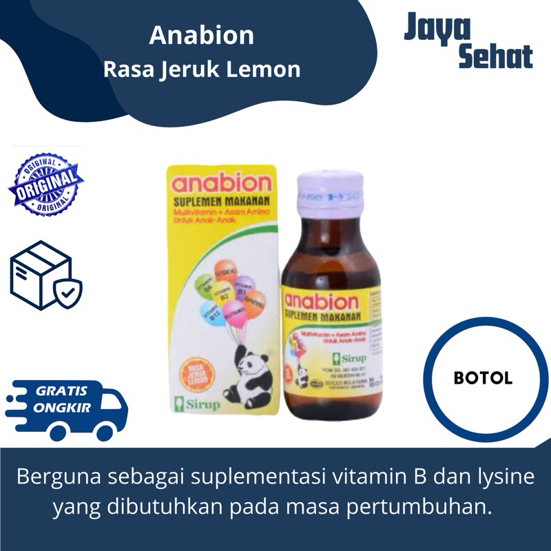 Anabion Suplemen Kesehatan Untuk Anak-anak