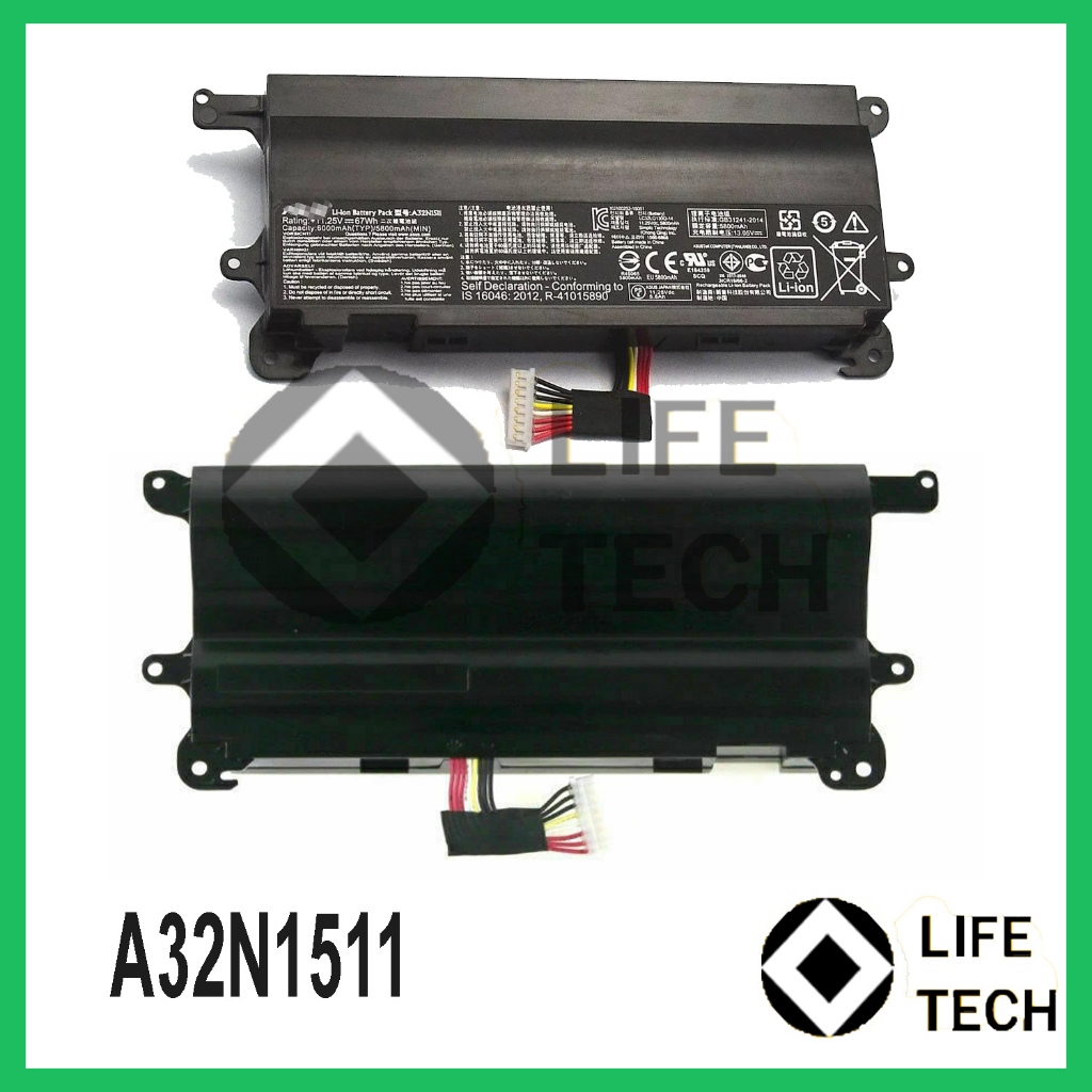 Baterai Laptop ASUS A32N1511 A32LM9H ROG G752 G752V G752VT G752VY G752VL G752VM GFX72 GFX72V GFX72VT
